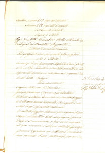 Documento originale, autentico 1866 BARLETTA Contratto prestito Ruggero ANTONUCCI  Giuseppe Giovanni CAPUANO 1