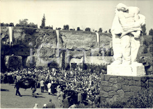 1955 ROMA XI Anniversario dell'eccidio delle Fosse Ardeatine - Foto 18x13 cm