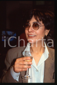 35mm vintage slide* 1992 SANREMO - Mia MARTINI brinda presentazione cd LACRIME 4