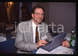 35mm vintage slide* 1995 ca ITALY MILAN Randall WITHING Portrait (7)