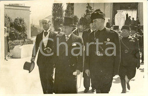 Fotografia d epoca originale 1935 MILANO Fiera  Paolo Ignazio THAON di REVEL Padiglioni FRANCESI Fotografia 1