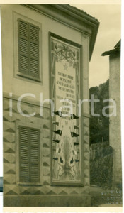 Fotografia d epoca originale 1932 CAMPIONE D ITALIA CO Lapide per decennale MARCIA SU ROMA Fotografia 1