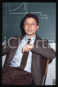 35mm vintage slide* 1985 ca ECONOMICS Professor Janusz A. ORDOVER Portrait (4)