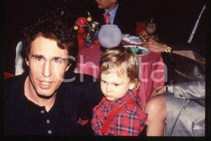 35mm vintage slide* 1990 CINEMA American actor John SHEA and son Jake SHEA (6)