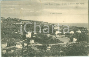 Cartolina originale da collezione 1930 SANREMO IM Le ville e il Corso degli Inglesi Cartolina FP VG 1