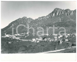 Fotografia d epoca originale 1960 ca VAL CAMONICA  VAL TROMPIA Panorama  Foto 22x18 cm 1