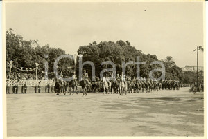 Fotografia d epoca originale 1931 NAPOLI Umberto II passa in rivista le truppe del presidio Fotografia 1