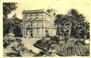 Cartolina originale da collezione 1930 ca SANREMO (IM) Veduta esterna della pensione IMPERIALE *Cartolina FP NV 1