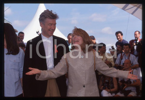 35mm vintage slide* 1999 FESTIVAL DI CANNES Sissy SPACEK David LYNCH Ritratto 2
