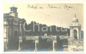Cartolina originale da collezione 1904 PADOVA Veduta della PORTA PORTELLO Cartolina postale FP VG ANIMATA 1