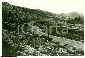 Fotografia d epoca originale 1930 LUPOGLIANO CROAZIA La nuova strada per LANISCHIE  Foto 1 1