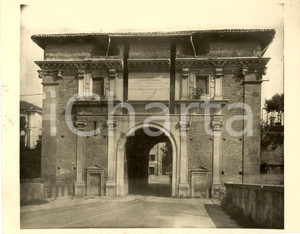 Fotografia d epoca originale 1936 PADOVA Porta dell ingresso di VITTORIO EMANUELE II 1