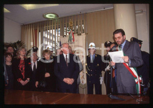 Fotografia d epoca originale 35mm vintage slide 1995 SESTO SAN GIOVANNI  Michail GORBACHEV Filippo PENATI 2 1