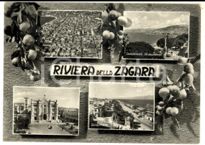 Cartolina originale da collezione 1952 REGGIO CALABRIA Vedutine RIVIERA DELLA ZAGARA con lungomare *Cartolina 1