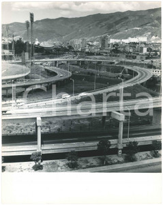 Fotografia d epoca originale 1970 ca CARACAS VENEZUELA Autostrada  Veduta aerea 3 Foto 24x30 cm 1