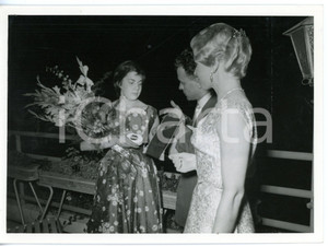 1957 TORINO Premiazione "Pettine d'oro" al bar FLORIDA *Foto COSTUME 18x13 cm