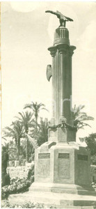 Fotografia d epoca originale 1930 ca DERNA LIBIA La nuova stele del LITTORIO Vera fotografia 1
