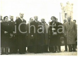1954 ROMA Commemorazione eccidio FOSSE ARDEATINE - Mario SCELBA - Foto 18x13 cm
