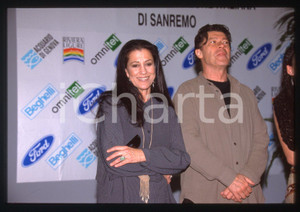 35mm vintage slide* 1995 SANREMO Robbie ROBERTSON Rita COOLIDGE Ritratto (1)