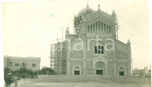 Fotografia d epoca originale 1928 TRIPOLI LIBIA Costruzione Grande Cattedrale Impresa A.C.E.X.A. Fotografia 1