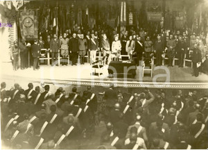 Fotografia d epoca originale 1931 MILANO Commemorazione Emanuele Filiberto di SAVOIAAOSTA Fotografia 1