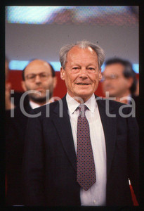 35mm vintage slide*1989 MILANO  Willy BRANDT congresso del PSI 10