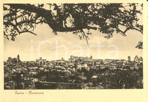 Cartolina originale da collezione 1940 ca ISPICA RG Veduta panoramica del paese Cartolina postale FG NV 1