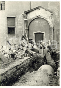 1957 ALLUVIONE POLESINE Chiesa devastata dal nubifragio - Foto 13x18 cm