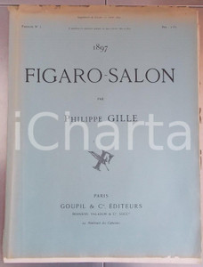 Giornale, rivista storica Aprile 1897 PARIS FIGAROSALON Rivista ILLUSTRATA nÂ° 2 FunÃ©railles de Pasteur 1