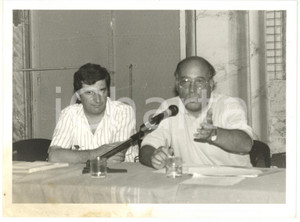 Fotografia d epoca originale 1995 GENOVA Villa Piantelli  Conferenza con Salvatore CHIARADIA Foto 24x18 1