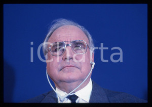 35mm vintage slide* 1993 MILANO Helmut KOHL durante un evento DC POLITICA (27)