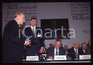 35mm vintage slide* 1994 RIMINI Arnaldo POMODORO George BUSH Michail GORBACHEV 2