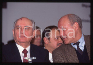 35mm vintage slide* 1994 RIMINI “Pio Manzù” Michail GORBACHEV Victor ANDREEV