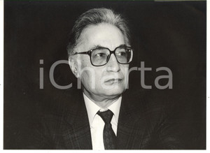 1985 ca MILANO Ritratto Piero SCHLESINGER direttore Banca Popolare *Foto 24x18