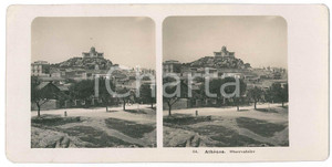 1905 ATHÈNES Observatoire astronomique - Stereoview STEGLITZ BERLIN n. 34 Fotografia stereoscopica d'epoca.EDITORE: Steglitz-Berlin   GOOD/buono  Formato: 18x9 cm originale e autentica 1