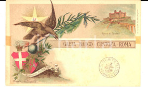 Cartolina originale da collezione 1900 ca 73° Reggimento FANTERIA  3° GRANATIERI Cartolina ill. VASCHETTO 1