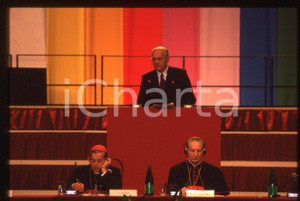 Fotografia d epoca originale 35mm vintage slide 1990 ca Michail GORBACHEV Carlo Maria MARTINI JÃ³zef GLEMP 4 1