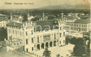 Cartolina originale da collezione 1920 ca THIENE VI Panorama lato Nord Castello PORTO COLLEONI Cartolina FP NV 1