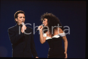 35mm vintage slide* 1990 FESTIVAL DI SANREMO Gianni e Marcella BELLA Ritratto 5