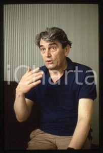 35mm vintage slide* 1985 ca MILAN Portrait of an English actor Edmund PURDOM (8)