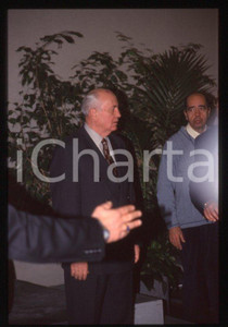 Fotografia d epoca originale 35mm vintage slide 1999 SANREMO Michail GORBACHEV in visita 3 1