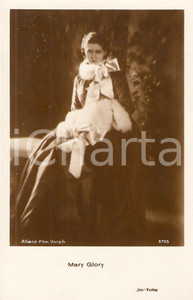 Cartolina originale da collezione 1925 ca CINEMA Actress Mary GLORY Portrait Cartolina FP NV 1