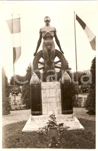 Fotografia d'epoca originale 1935 MILANO Il Monumento agli Automobilisti Caduti FOTO 1
