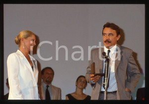 35mm vintage slide* 1987 VENEZIA Virna LISI premia Vadim Yusupovich ABDRASHITOV