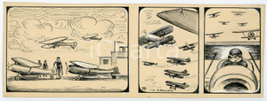 1940ca DRUMPIE'S DOLLE ADVENTUREN Comic strip 22 - A. REUVERS Original art RARE Striscia a fumetti d'epoca, originale e autentica. Disegno originale a china firmato A. Reuvers. EDITORE: Omnium PressCONDIZIONI: FAIRDIMENSIONI: 25x9 cm    originale e autentica 1 1940ca DRUMPIE'S DOLLE ADVENTUREN Comic strip 22 - A. REUVERS Original art RARE Striscia a fumetti d'epoca, originale e autentica. Disegno originale a china firmato A. Reuvers. EDITORE: Omnium PressCONDIZIONI: FAIRDIMENSIONI: 25x9 cm    originale e autentica 1