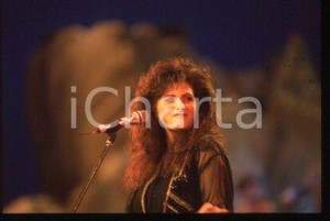 35mm vintage slide* 1990 SANREMO Neapolitan singer "FAVOLANDO" Rosè CRISCI (14)