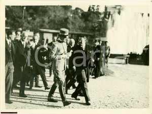 Fotografia d'epoca originale 1932 ROMA Visita di UMBERTO II a Mostra del Grano 1