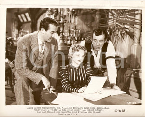 Fotografia d epoca originale 1949 THERE S A GIRL IN MY HEART Lee BOWMAN Loan CHANEY Jr Elyse KNOX Foto 1