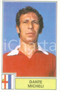 Oggetto da collezione cartaceo PANINI - CALCIATORI 1971 - 1972 Figurina Dante MICHELI Serie A MANTOVA 1 1