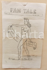 1945 WWII US ARMY - FAN TALE - Bulletin Risque Cover ill. Lt. C. J. KAASMANN n°9